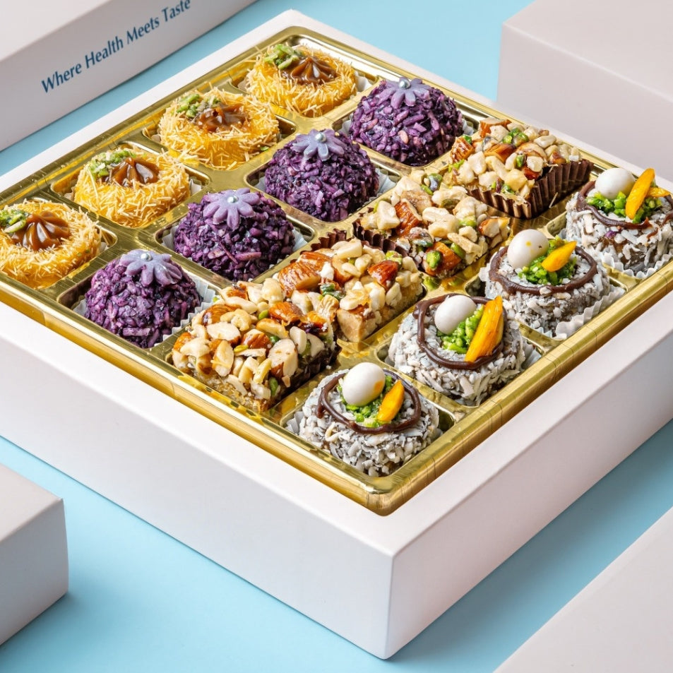 Assorted Dryfruit Sweets - 16 Cavity